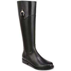 Giani Bernini Womens Size 5M Sandraa Memory Foam Leather Knee High Riding Boots